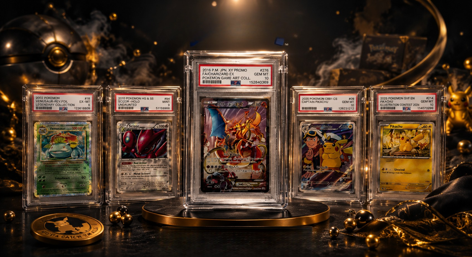 Premium PSA Graded Pokémon Cards Collection